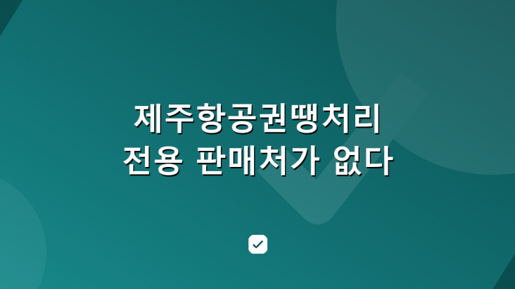 제주항공권땡처리 전용 판매처가 없는 이유와 최종 결제액 비교 — HowCheck 확인